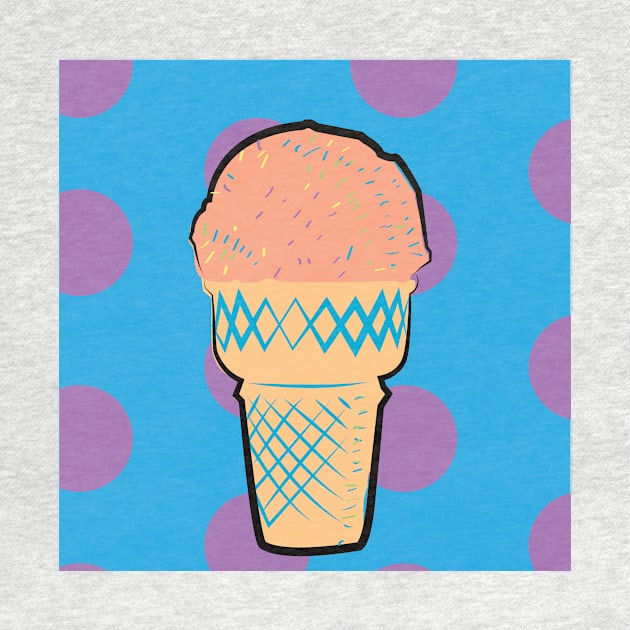 Ice cream - Happy Polka Dots by hsf